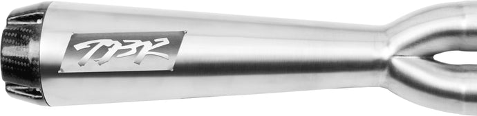 COMP S 2IN1 EXH FLFB/FXBR/FXDR BRUSHED W/CF END CAP 005-4980199 image 1
