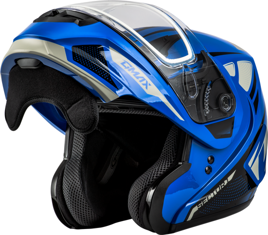 MD-04S SECTOR SNOW HELMET BLUE/BLACK MD M2043975 image 5