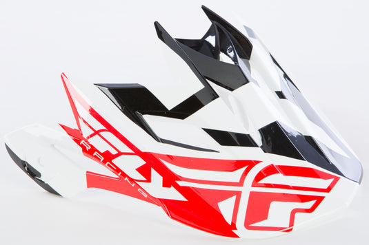 2013 DEFAULT VISOR RED/BLACK/WHITE 73-9110 image 1