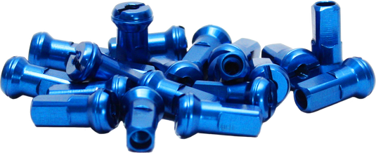 SPOKE NIPPLES BLUE 98-612D image 1