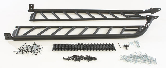BURANDT SHORTY PROTUBE BLK RUNNING BOARDS POL AXYS BPAFRB235-PT-FBK image 1