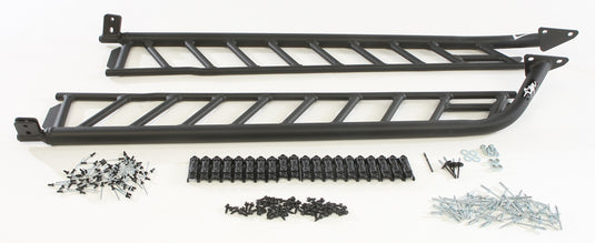 BURANDT SHORTY PROTUBE BLK RUNNING BOARDS POL AXYS BPAFRB235-PT-FBK image 1