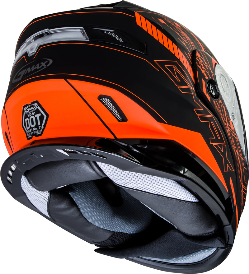 Load image into Gallery viewer, MD-01S MODULAR WIRED SNOW HELMET BLACK/NEON ORANGE LG G2011696D TC-26-ECE image 5
