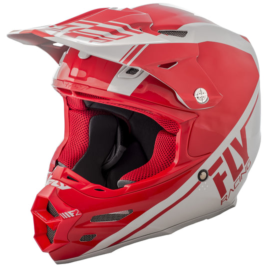 F2 CARBON REWIRE HELMET RED/GREY X 73-4162-5-X image 1