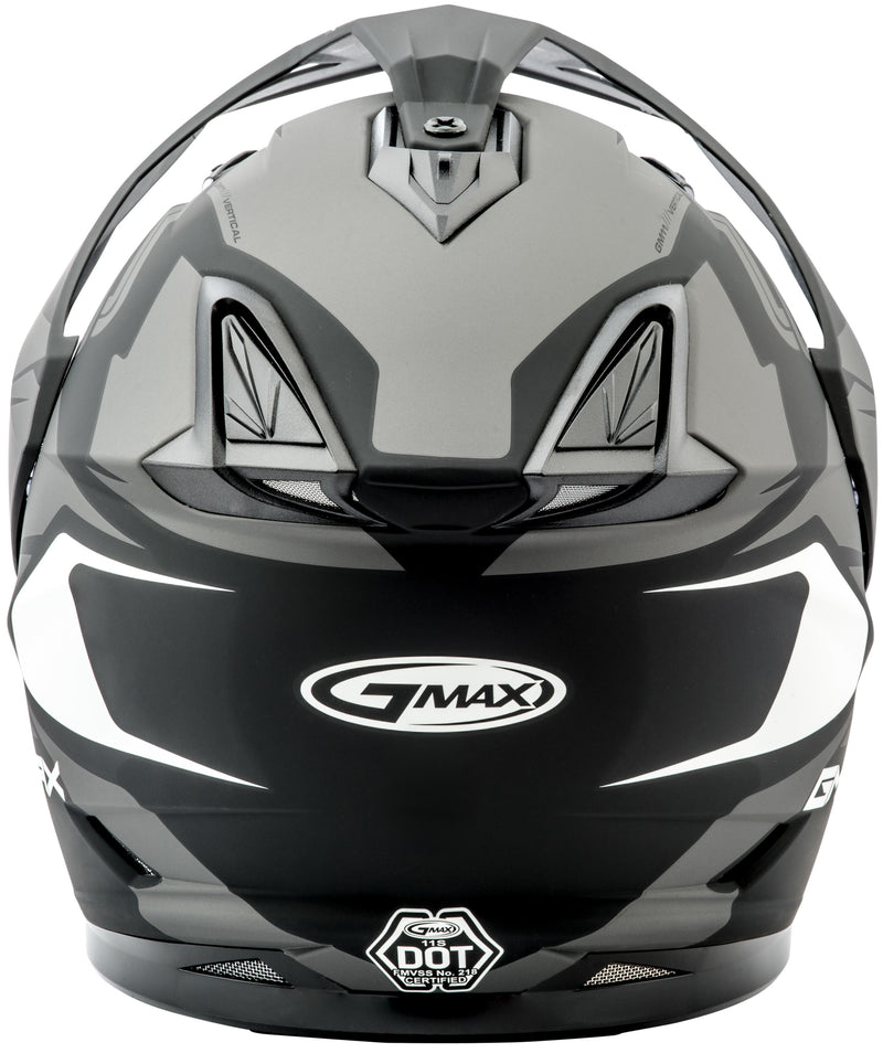 Load image into Gallery viewer, GM-11S DUAL-SPORT VERTICAL SNOW HELMET MATTE BLK/SIL SM G2111454 F.TC-17 image 4
