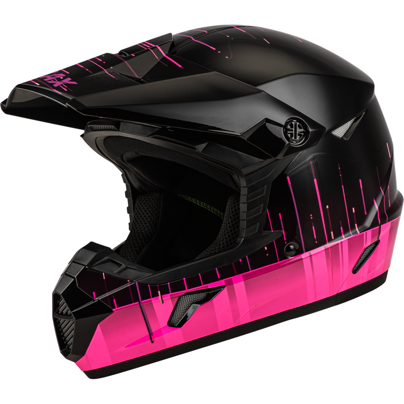 Load image into Gallery viewer, MX-46 FREQUENCY OFF-ROAD HELMET BLACK/PINK XS D3463173 image 1
