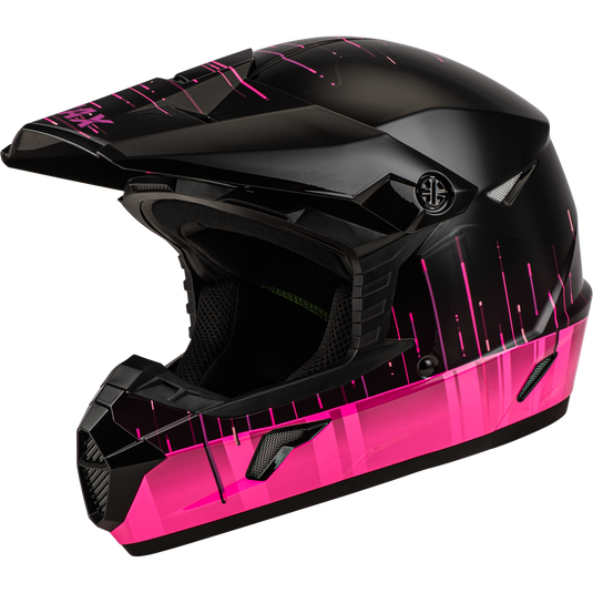 MX-46 FREQUENCY OFF-ROAD HELMET BLACK/PINK XS D3463173 image 1