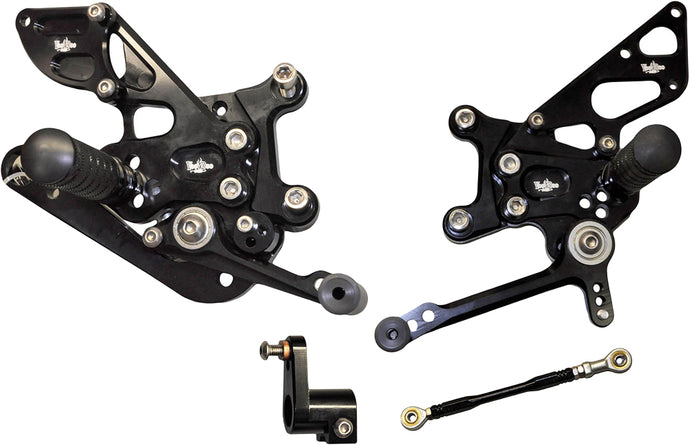 BILLET REAR SET BLACK VRD1324 image 1