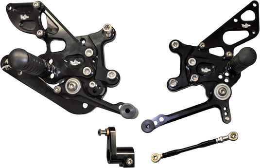 BILLET REAR SET BLACK VRD1324 image 1