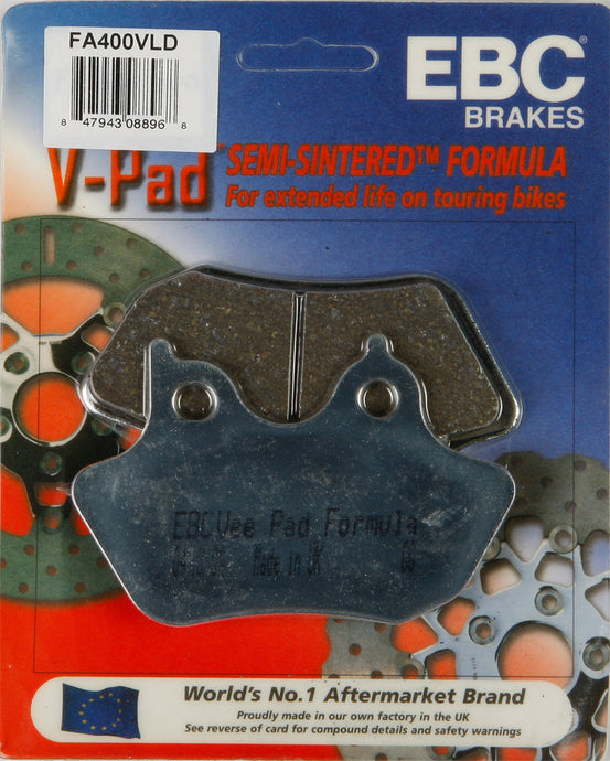 BRAKE PADS FA400VLD V-SERIES CHROME FA400VLD image 1