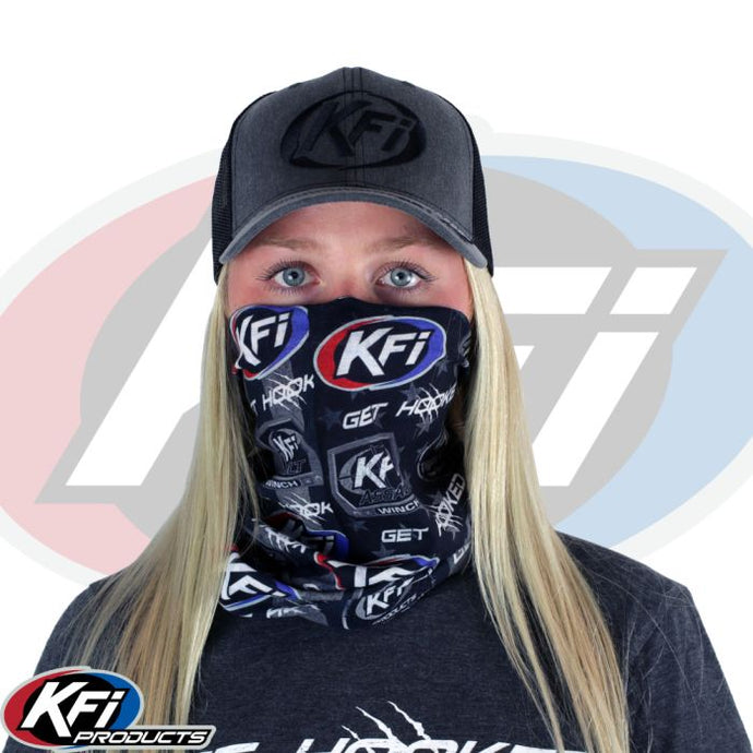 KFI KFI BLACK FLAG FACE MASK WITH LOGOS