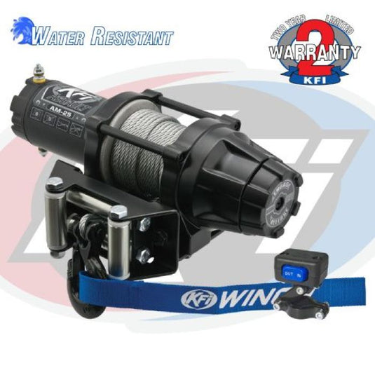 KFI ASSAULT SERIES 2500LB WINCH - METAL CABLE