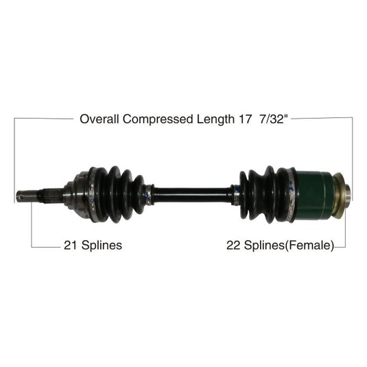 TYTANEUM OE REPLACEMENT CV AXLE ARCTIC CAT REAR LEFT / RIGHT