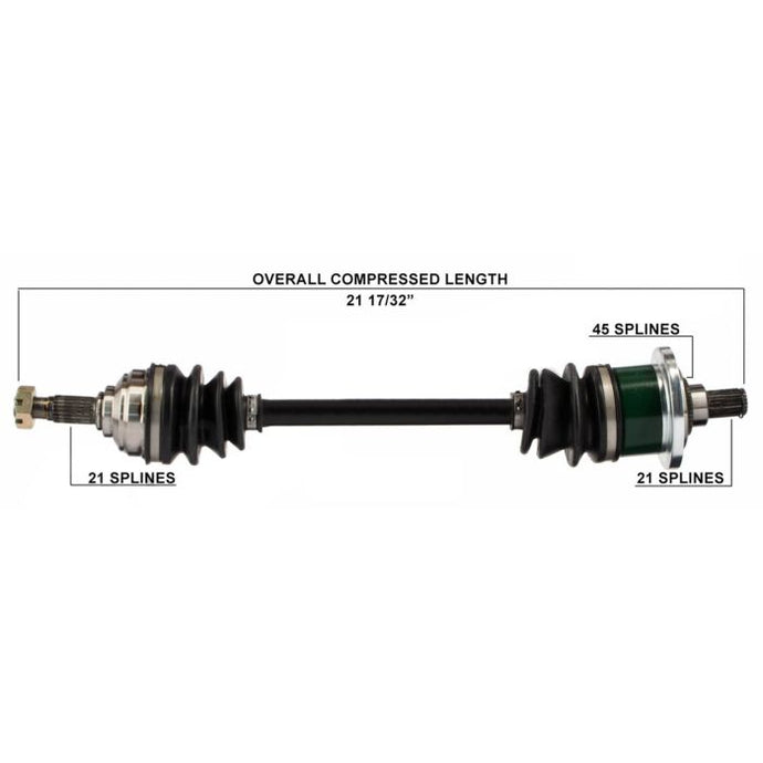 TYTANEUM OE REPLACEMENT CV AXLE ARCTIC CAT FRONT LEFT