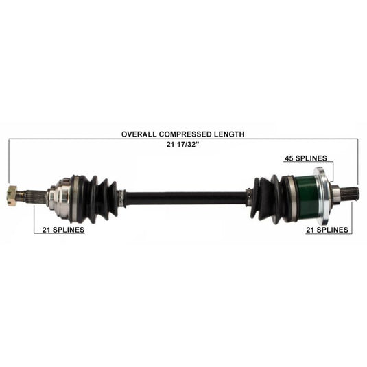 TYTANEUM OE REPLACEMENT CV AXLE ARCTIC CAT FRONT LEFT