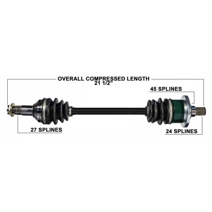 TYTANEUM OE REPLACEMENT CV AXLE ARCTIC CAT FRONT LEFT