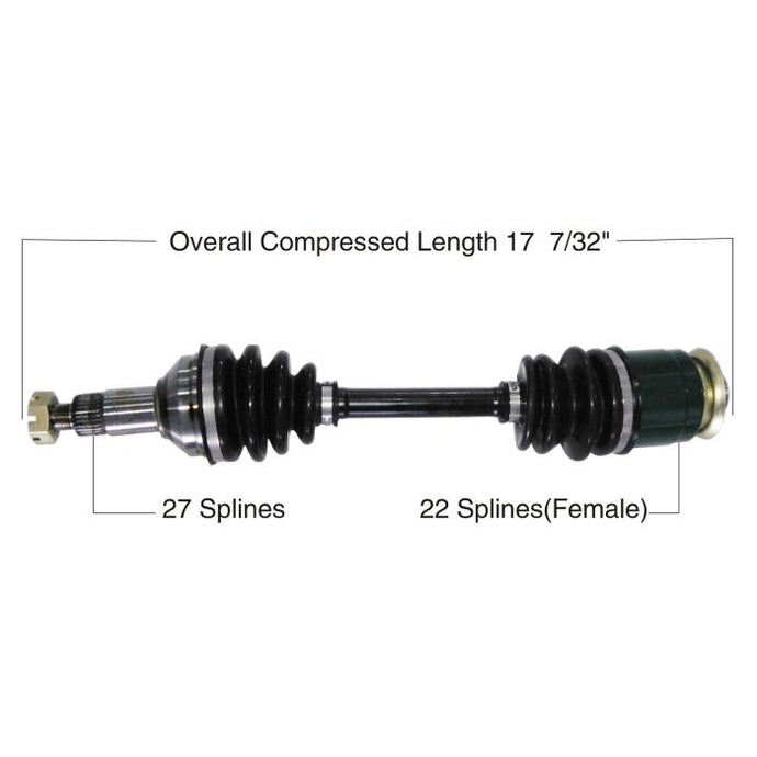 TYTANEUM OE REPLACEMENT CV AXLE ARCTIC CAT REAR LEFT / RIGHT