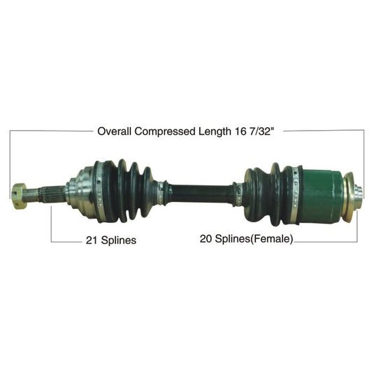 TYTANEUM OE REPLACEMENT CV AXLE ARCTIC CAT FRONT LEFT
