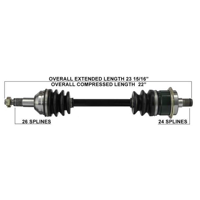 TYTANEUM OE REPLACEMENT CV AXLE CAN-AM REAR LEFT
