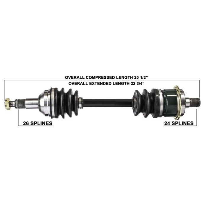 TYTANEUM OE REPLACEMENT CV AXLE CAN-AM REAR RIGHT