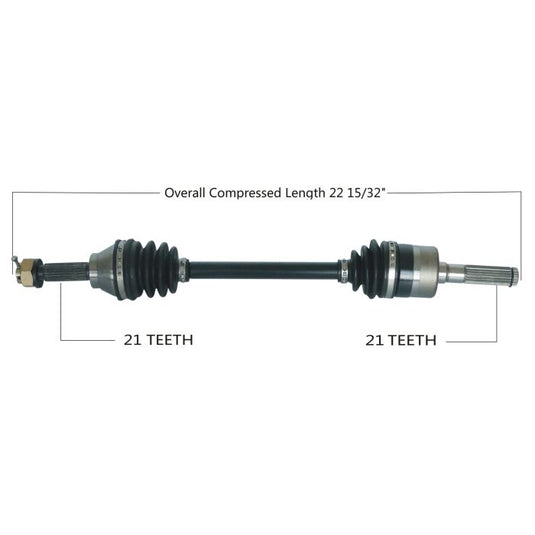 TYTANEUM OE REPLACEMENT CV AXLE CAN-AM FRONT RIGHT