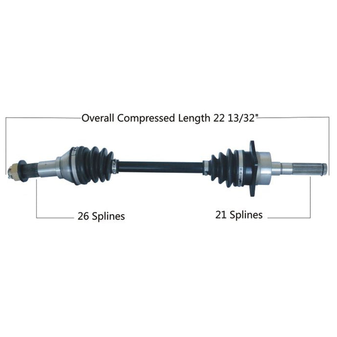 TYTANEUM OE REPLACEMENT CV AXLE CAN-AM FRONT RIGHT