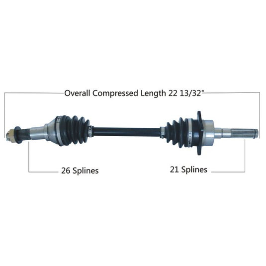 TYTANEUM OE REPLACEMENT CV AXLE CAN-AM FRONT RIGHT