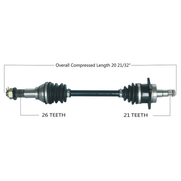 TYTANEUM OE REPLACEMENT CV AXLE CAN-AM FRONT LEFT