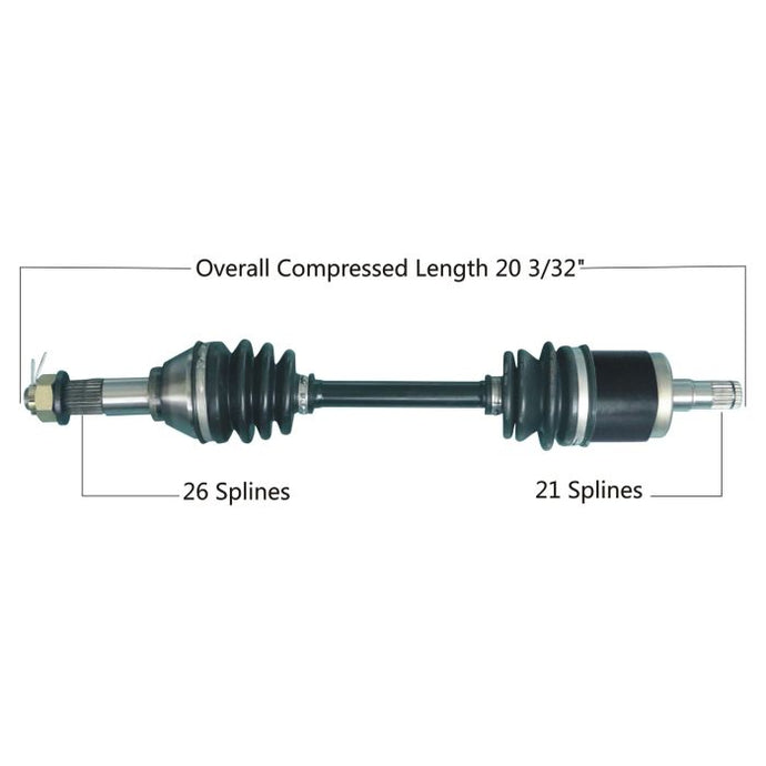 TYTANEUM OE REPLACEMENT CV AXLE CAN-AM FRONT LEFT