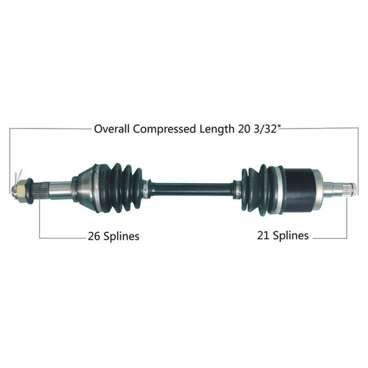 TYTANEUM OE REPLACEMENT CV AXLE CAN-AM FRONT LEFT