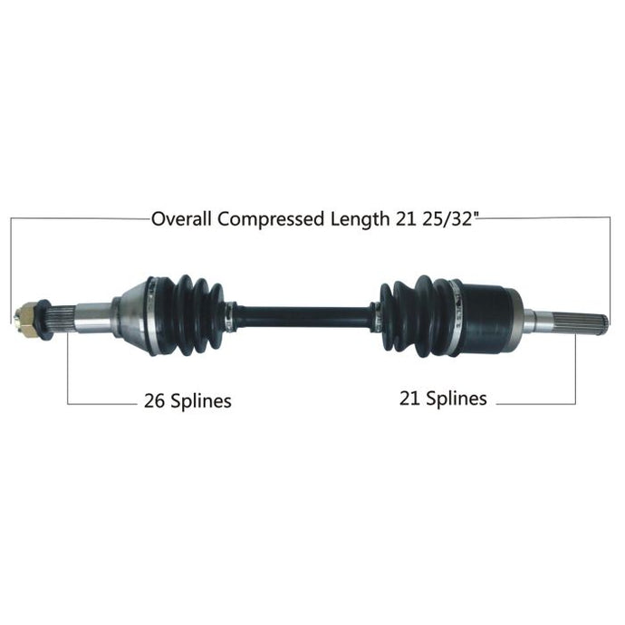 TYTANEUM OE REPLACEMENT CV AXLE CAN-AM FRONT RIGHT
