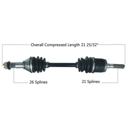 TYTANEUM OE REPLACEMENT CV AXLE CAN-AM FRONT RIGHT