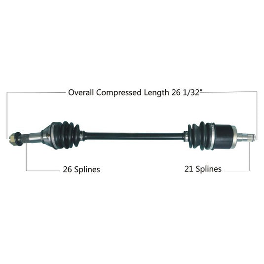TYTANEUM OE REPLACEMENT CV AXLE CAN-AM FRONT LEFT