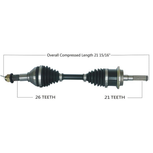 TYTANEUM OE REPLACEMENT CV AXLE CAN-AM FRONT RIGHT