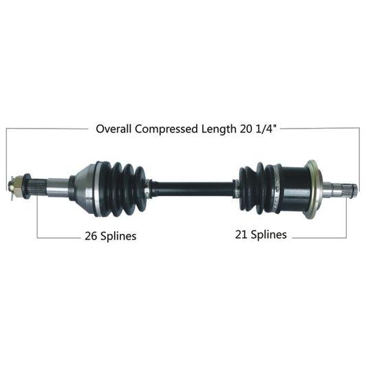 TYTANEUM OE REPLACEMENT CV AXLE CAN-AM FRONT LEFT