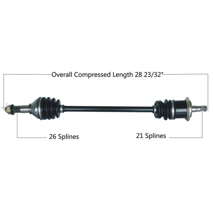 TYTANEUM OE REPLACEMENT CV AXLE CAN-AM FRONT LEFT