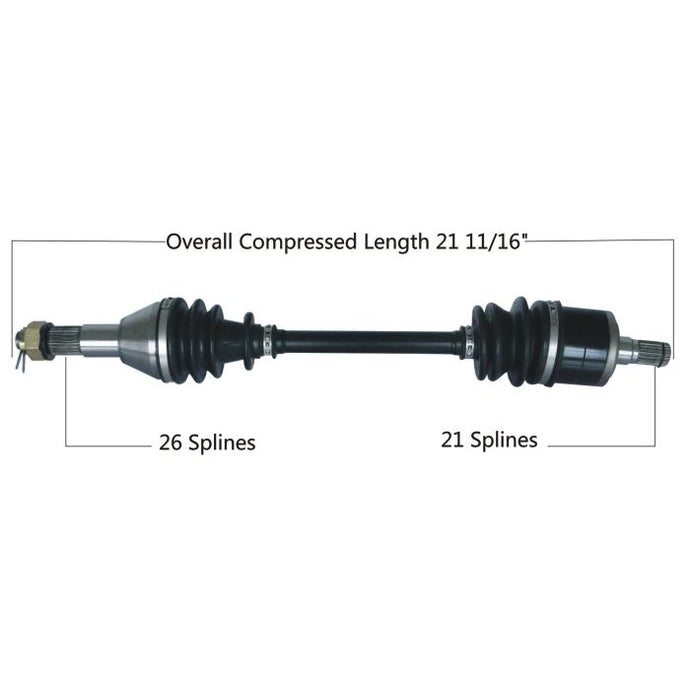 TYTANEUM OE REPLACEMENT CV AXLE CAN-AM REAR LEFT