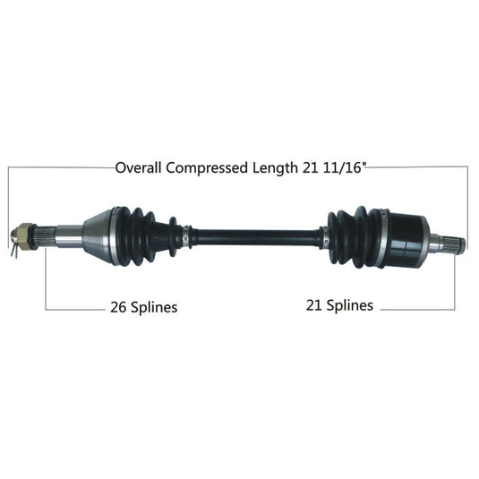 TYTANEUM OE REPLACEMENT CV AXLE CAN-AM REAR LEFT