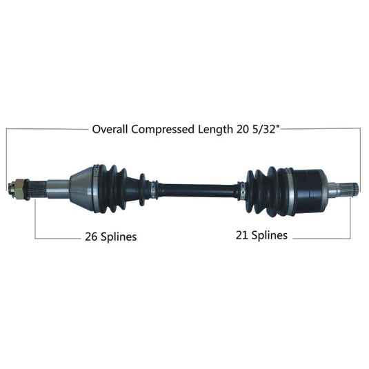 TYTANEUM OE REPLACEMENT CV AXLE CAN-AM REAR RIGHT