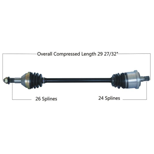 TYTANEUM OE REPLACEMENT CV AXLE CAN-AM REAR LEFT / RIGHT