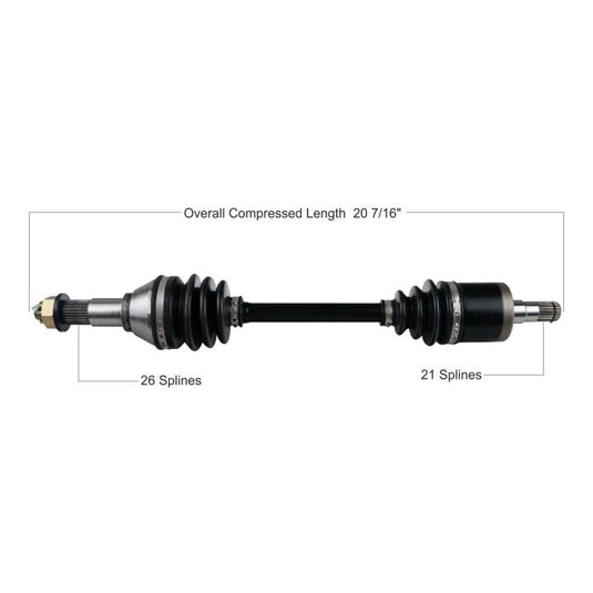 TYTANEUM OE REPLACEMENT CV AXLE CAN-AM FRONT LEFT
