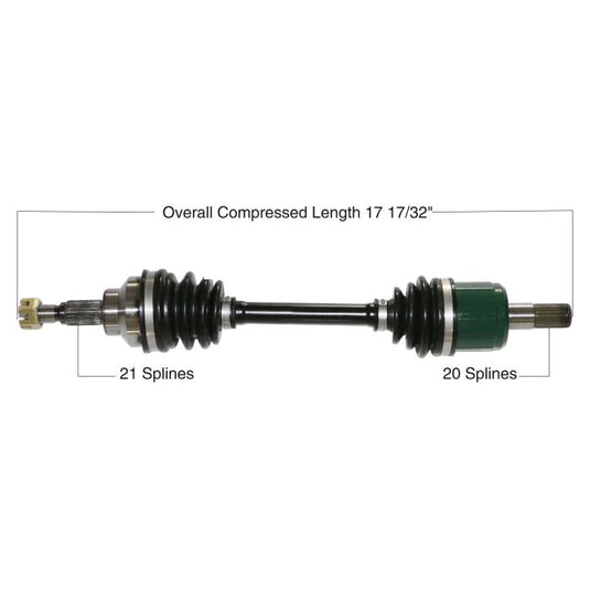 TYTANEUM OE REPLACEMENT CV AXLE HONDA FRONT LEFT