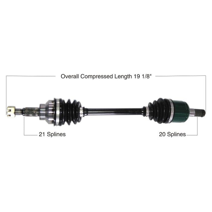 TYTANEUM OE REPLACEMENT CV AXLE HONDA FRONT RIGHT