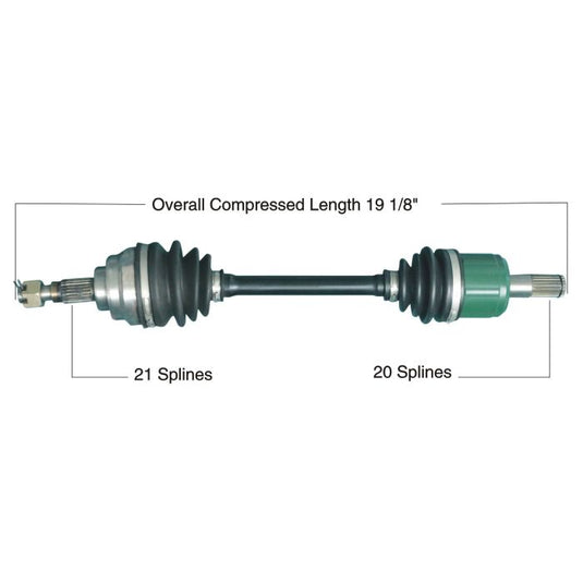 TYTANEUM OE REPLACEMENT CV AXLE HONDA FRONT RIGHT