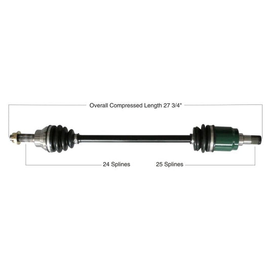 TYTANEUM OE REPLACEMENT CV AXLE HONDA FRONT LEFT