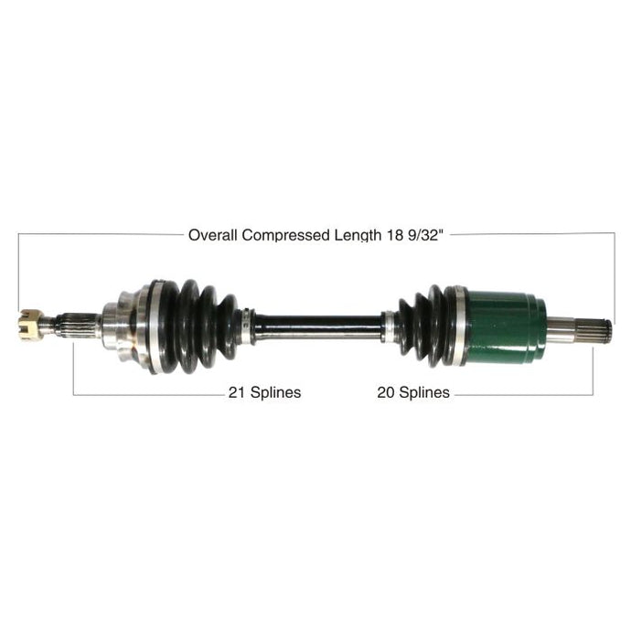 TYTANEUM OE REPLACEMENT CV AXLE HONDA FRONT LEFT