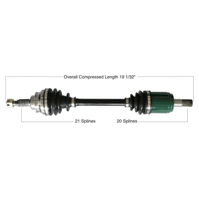 TYTANEUM OE REPLACEMENT CV AXLE HONDA FRONT RIGHT