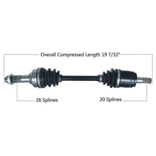 TYTANEUM OE REPLACEMENT CV AXLE HONDA FRONT RIGHT