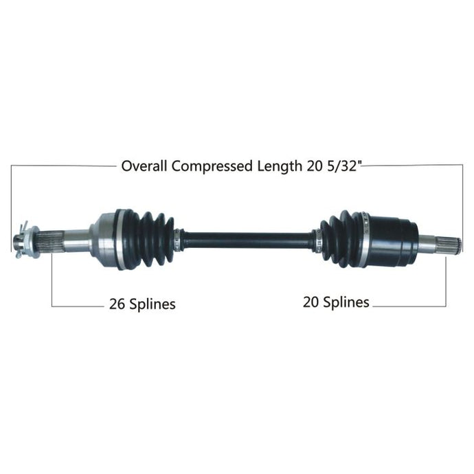 TYTANEUM OE REPLACEMENT CV AXLE HONDA FRONT RIGHT