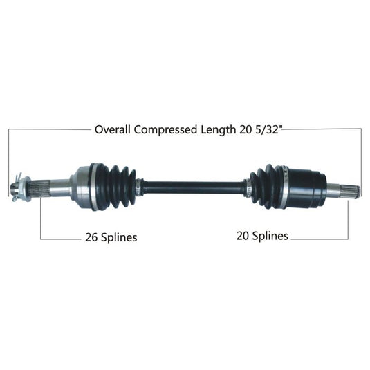 TYTANEUM OE REPLACEMENT CV AXLE HONDA FRONT RIGHT